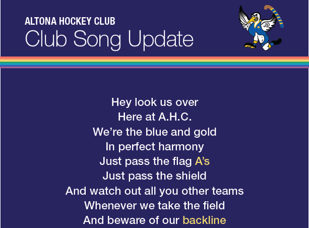 Update to the Club Song to be more inclusive